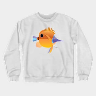 Yellow Fish Crewneck Sweatshirt